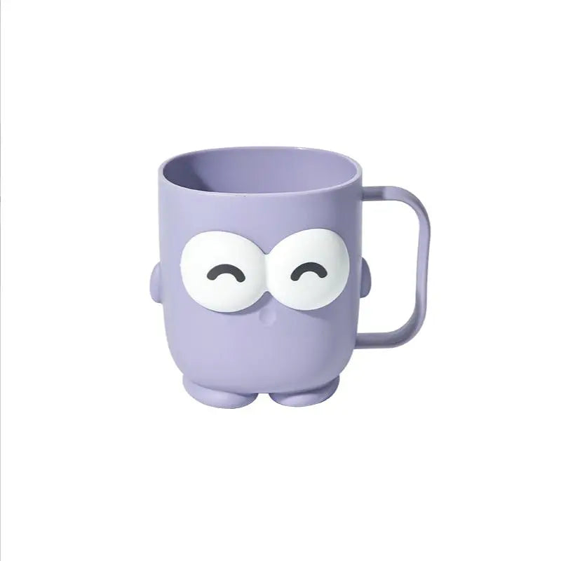 Cute Cartoon Plastic PP Tumbler, Small Size Bathroom Toothbrush Holder & Mouthwash Cup, Household Bathroom Accessories