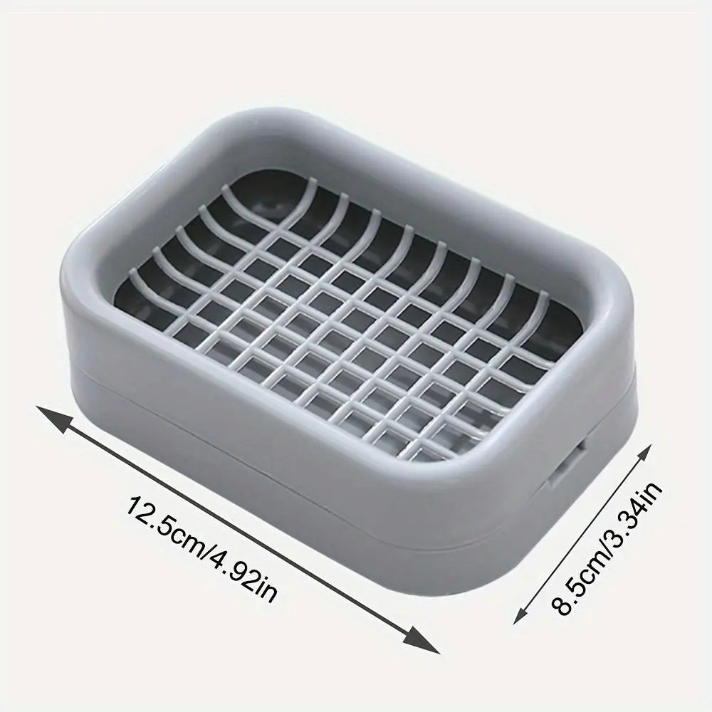 Mesh Soap Dish, Double-Layer Drainable Bathroom Laundry Bar Plastic Portable Wholesale Non-Holding Water Design, Soap Holder For Shower Wall, Shower Soap Holder, Soap Holder Bathroom