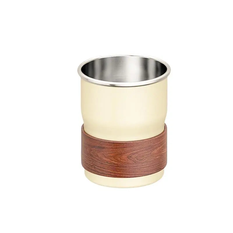 Mid-century Vintage 304 Stainless Steel Bathroom Tumbler, Food Grade BPA Free Rust Odor Resistant Shatterproof Couple Toothbrush Rinse Cup, Bathroom Accessory, Home Goods, Dishwasher Safe Renter Friendly, Housewarming Gift Daily Use
