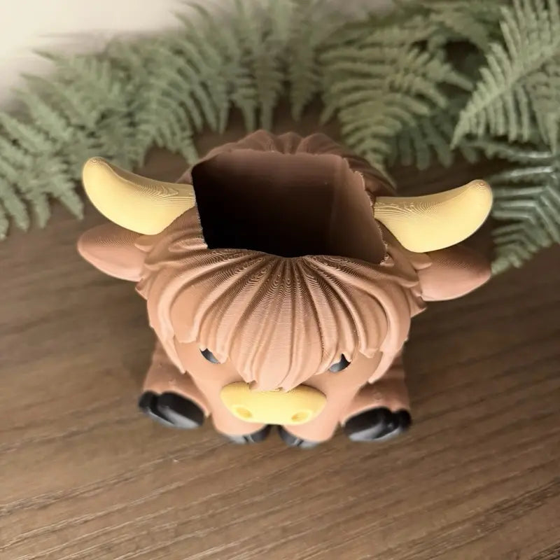 Highland Cow Soap Holder for Bath & Body Works Foaming Hand Soap | 3D Printed Highland Cow Bathroom Decor | Farmhouse Sink