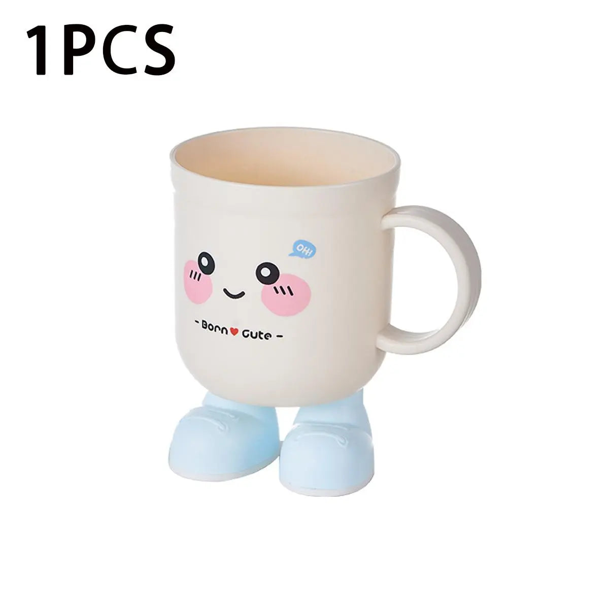 1PCS Adorable Cartoon Toothbrush Cup | Household Toothbrush Holder for Students, Couples' Toothbrush Cup, Home Mouthwash Cups
