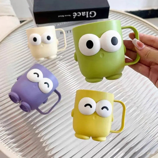 Cute Cartoon Plastic PP Tumbler, Small Size Bathroom Toothbrush Holder & Mouthwash Cup, Household Bathroom Accessories