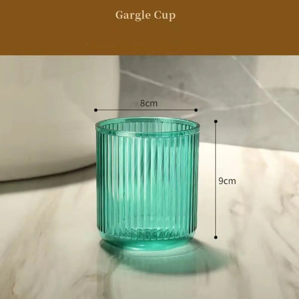 Transparent PP Plastic Bathroom Tumbler, Small Anti-Fall Washing Cup, Easy-to-Clean Home Bathroom Supply