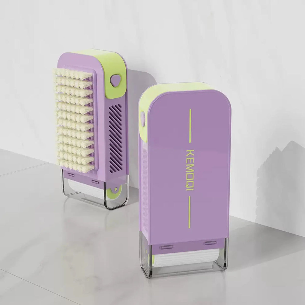 1 Piece Rectangular Plastic Multifunctional Soap Foam Dispenser Soap Dish - High Elastic, Portable, Hands-Free with Brush Roller, Non-Slip Drain Design, Laundry & Household Bathroom Supply Aid, One Piece