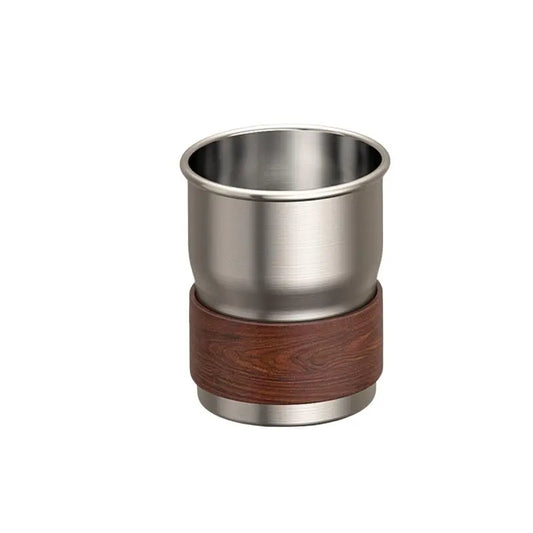 Mid-century Vintage 304 Stainless Steel Bathroom Tumbler, Food Grade BPA Free Rust Odor Resistant Shatterproof Couple Toothbrush Rinse Cup, Bathroom Accessory, Home Goods, Dishwasher Safe Renter Friendly, Housewarming Gift Daily Use