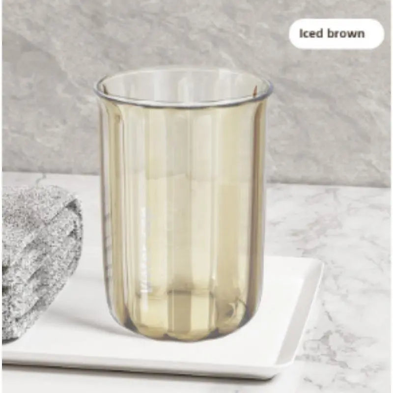 Compact Unisex Bathroom Tumbler - Household Child Toothbrush Cup, Mouthwash Holder for Daily Use