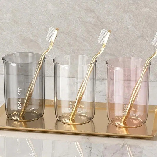 Compact Unisex Bathroom Tumbler - Household Child Toothbrush Cup, Mouthwash Holder for Daily Use