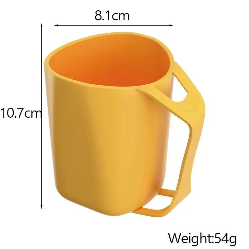 Plastic Bathroom Tumbler - 1PC, Random Color, Simple Nordic Creative Design, Home Dental Cup for Couples (Brushing & Water Cup)
