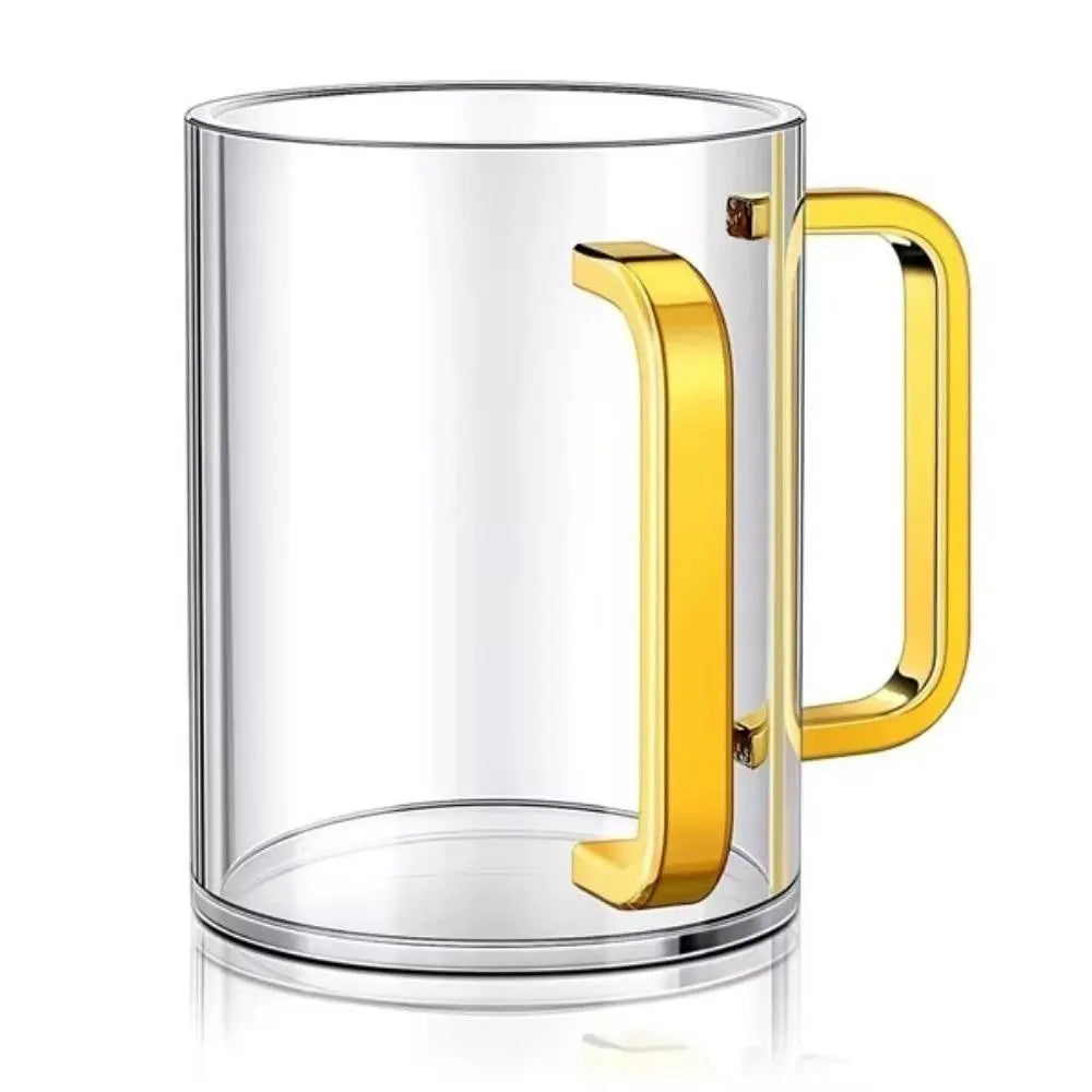 Transparent Netilat Yadayim Cup Thickened Dual Handles Jewish Prayer Wash Cup Large Capacity Easy Handling Toothbrush Cup
