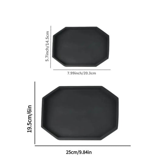 Summer Soap Storage Tray, Minimalist Geo Shaped Soap Holder, Durable Soap Bar Holder for Home Bathroom, Bathroom Accessories, Soap Dish Holder