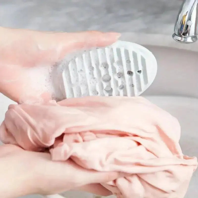 2 Pieces Oval Silicone Soap Dish with Drainage Self-Draining Multi-Functional Bathroom Soap Holder, Waterproof Shower Soap Rack, Durable and Easy to Clean, Bathroom Accessory