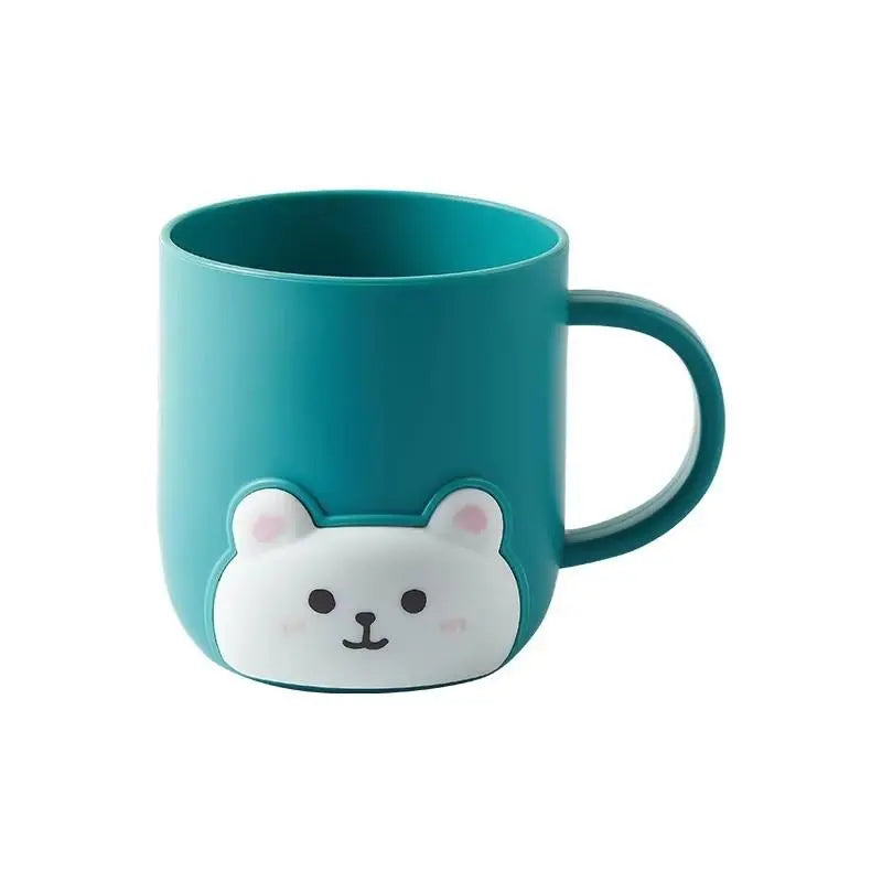 Bathroom Toothbrush Cup Children Bear Student Dormitory Cute Cartoon Gargle Plastic Kids Products Household Merchandises