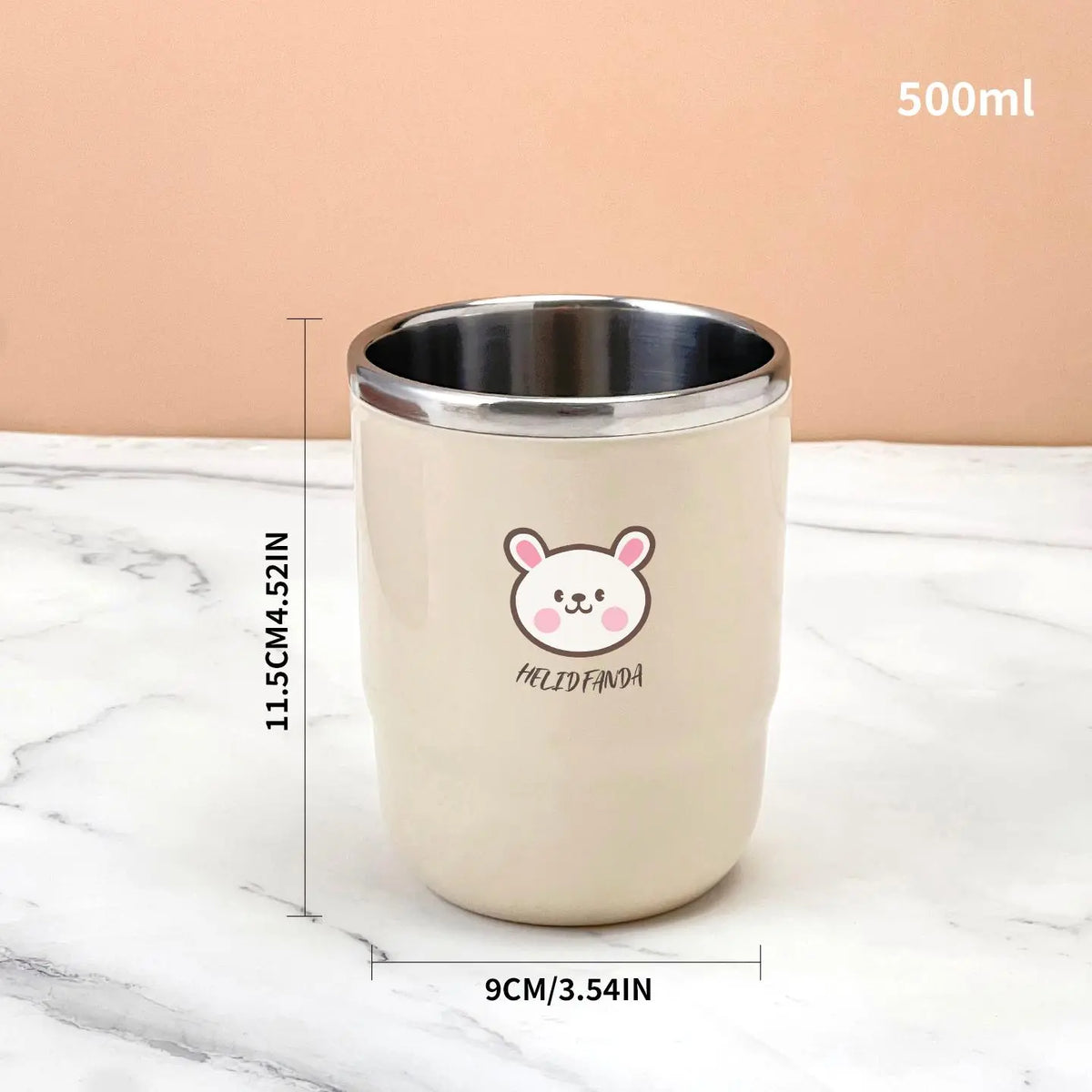 304 Stainless Steel Bathroom Tumbler - Lightweight, Portable, Reusable Cup for Commute Travel, Toothpaste & Toothbrush Storage, Mouthwash Use